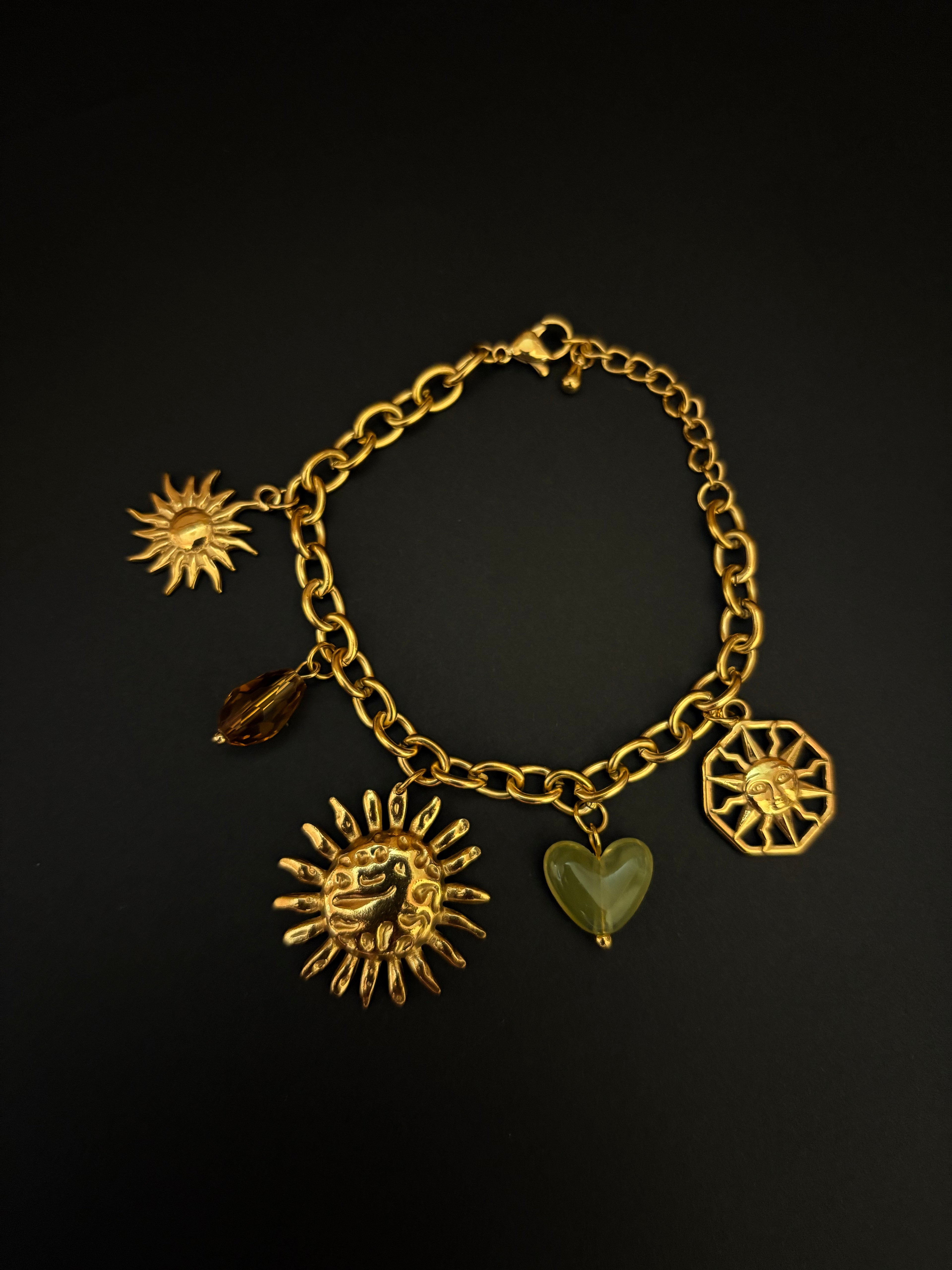 Sunlit Soul Charm Bracelet