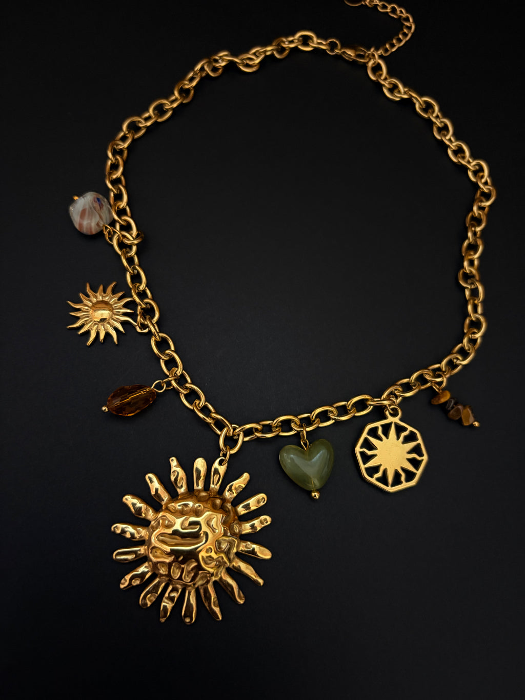 Solar Spirit Gold Necklace