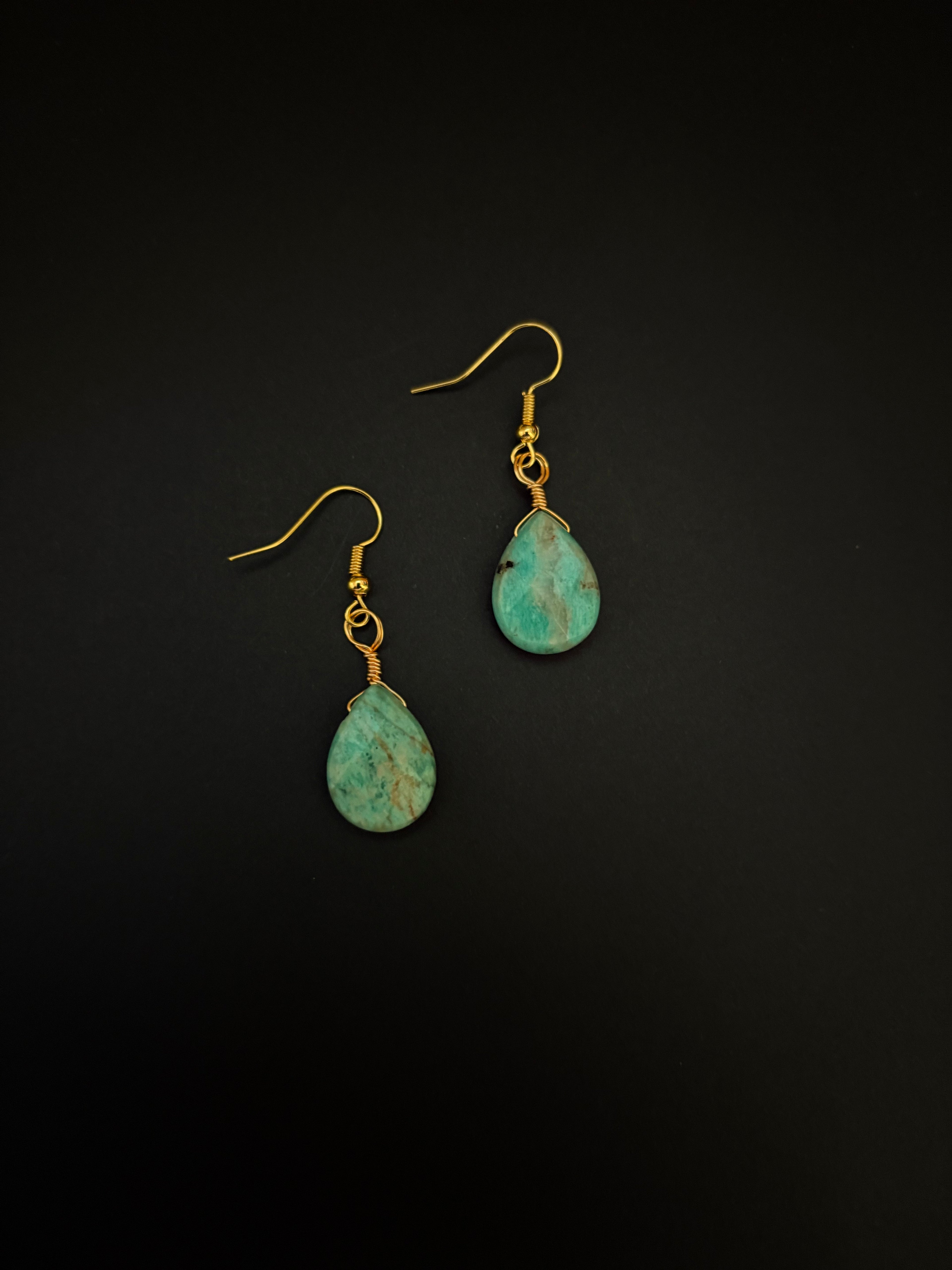Turquoise Teardrop Earrings