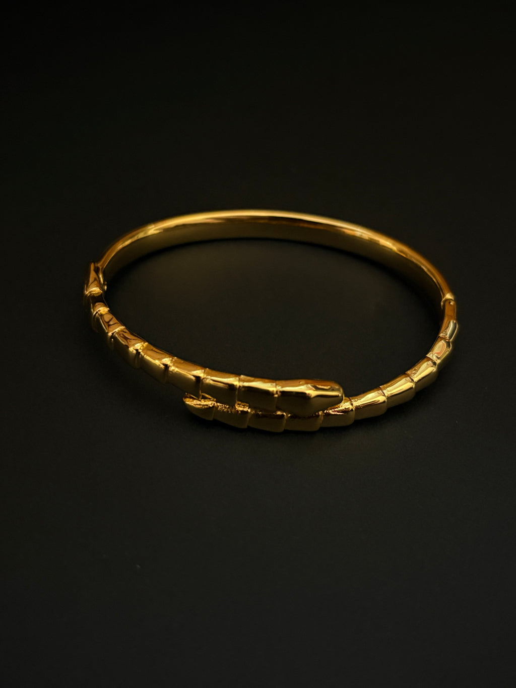 Serpentis Gold Bangle