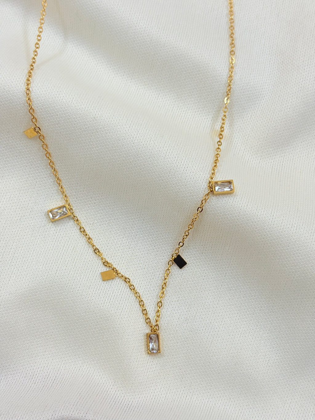 Tiny Square Treasures Neck-piece - Bloom