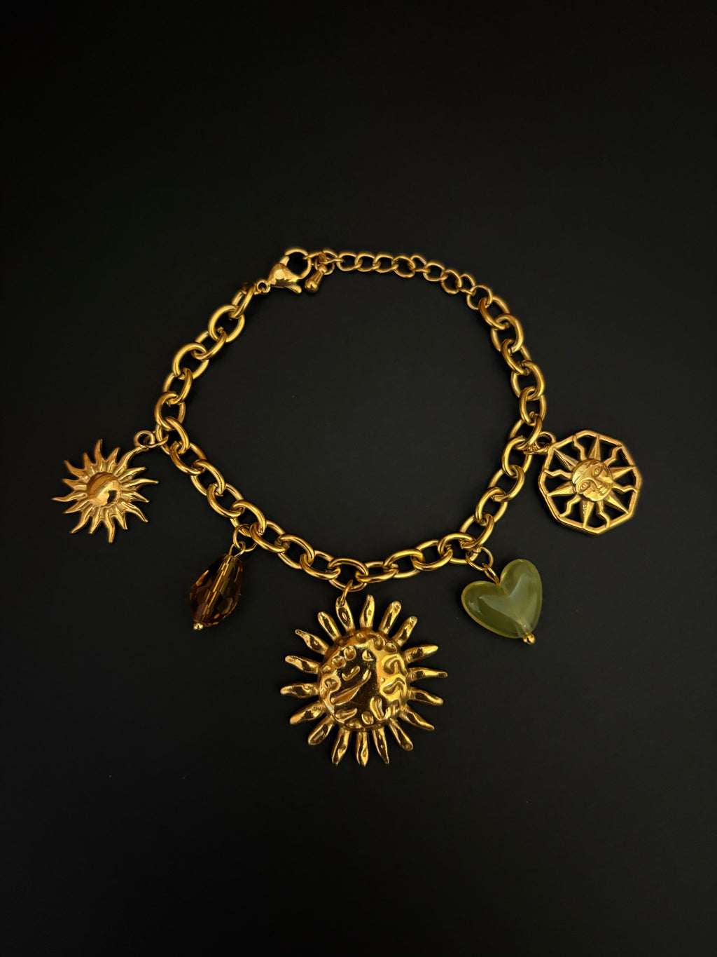 Sunlit Soul Charm Bracelet