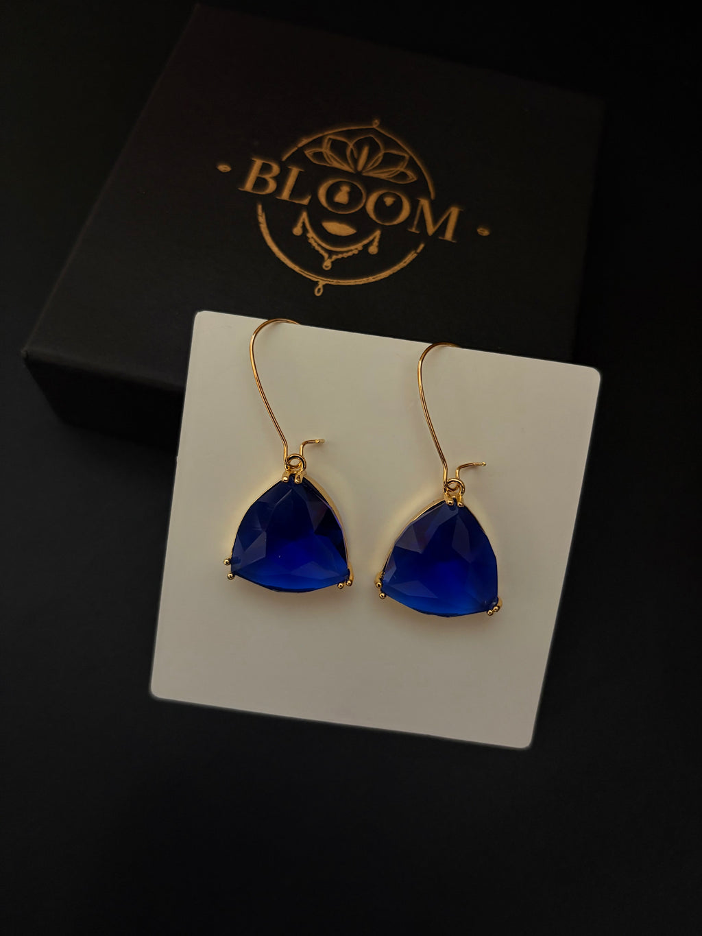 Blue Dangle Earrings