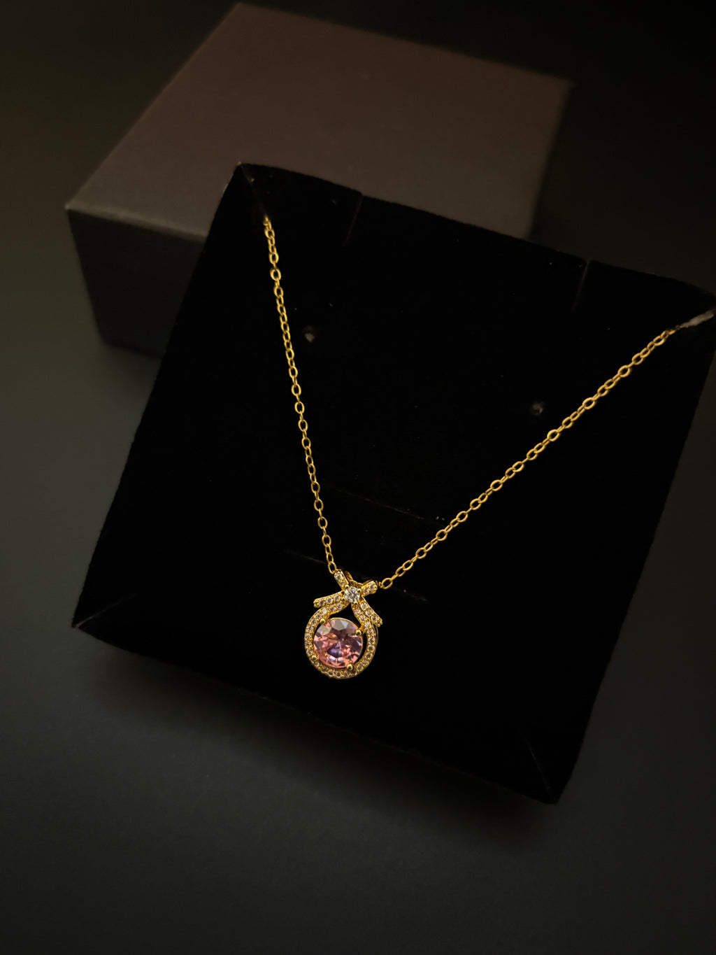 Aurelia Blush Pendant