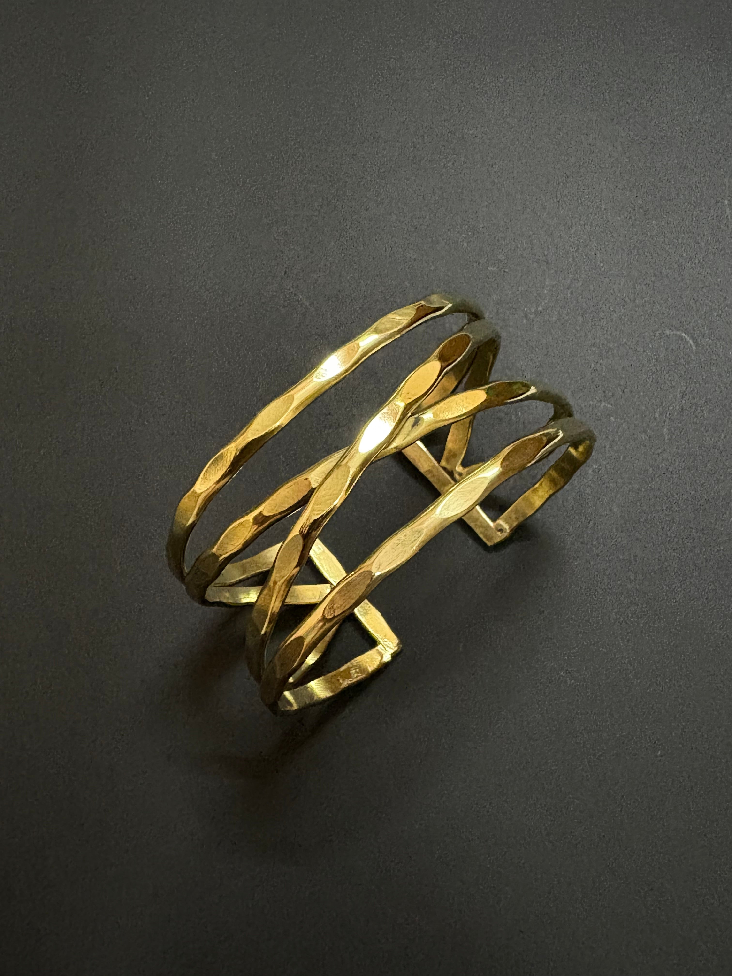 Elegant Gold Layer Cuff