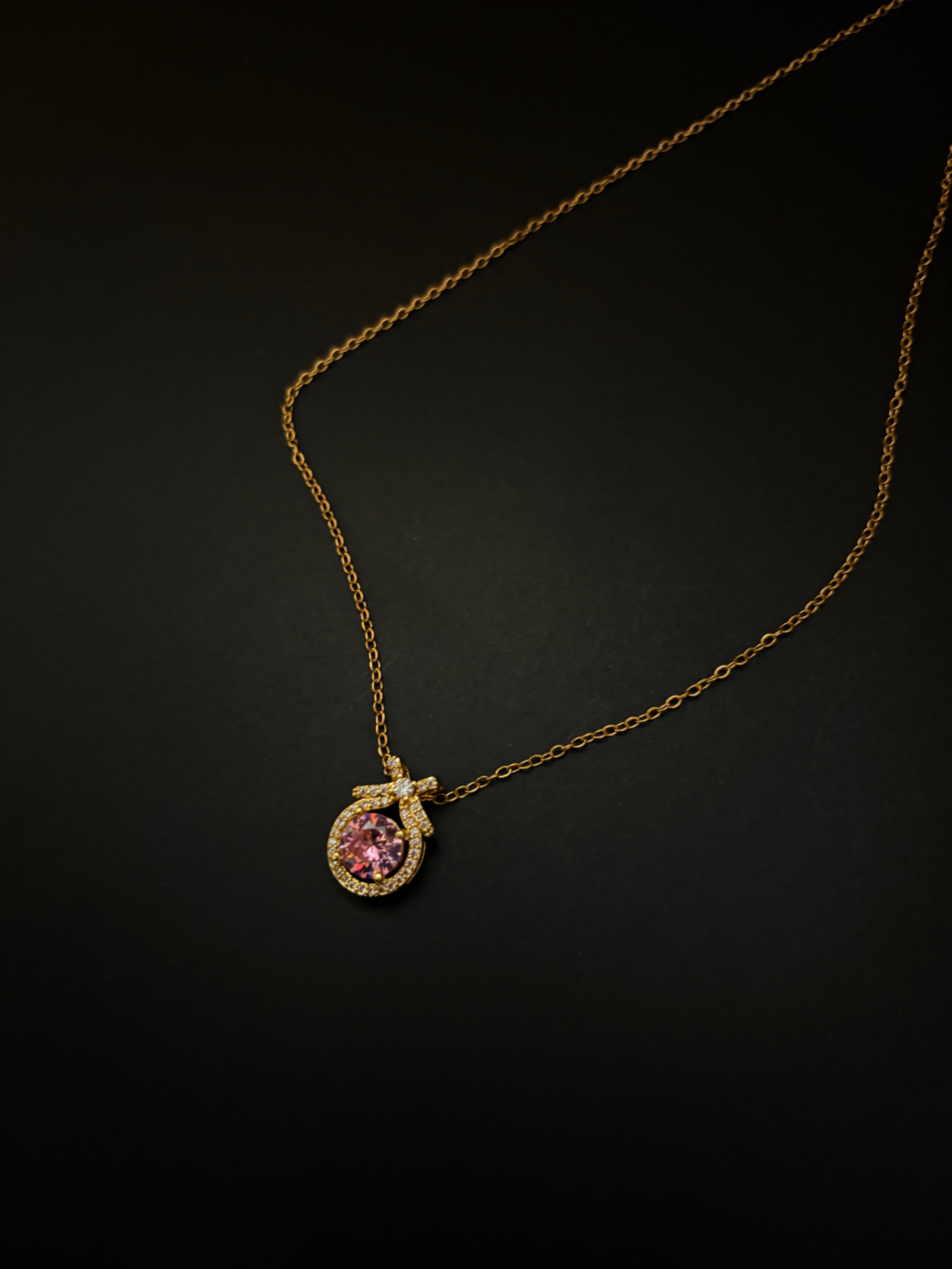 Aurelia Blush Pendant