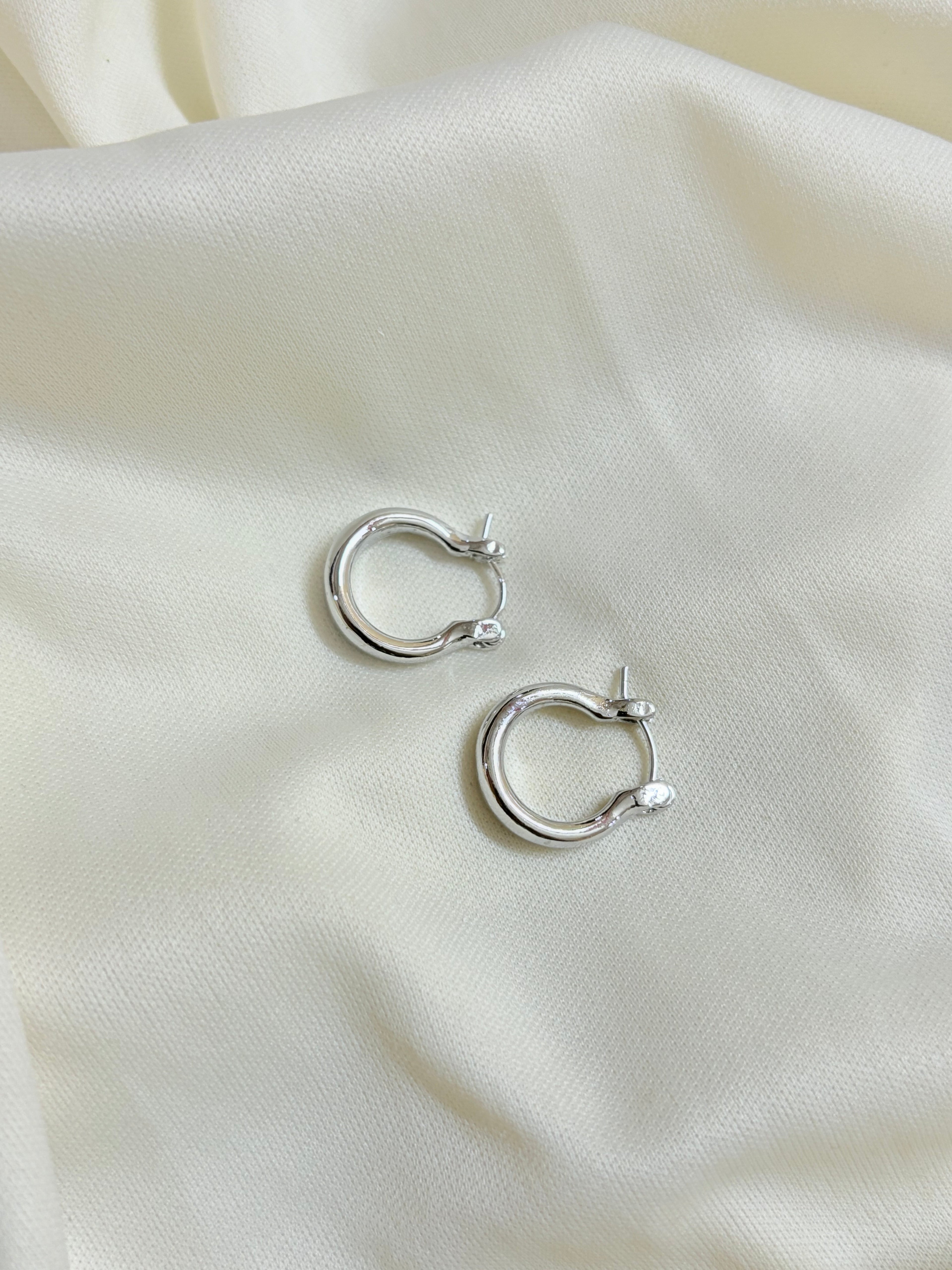 Gold Plated Sun Hoops Earring - Bloom