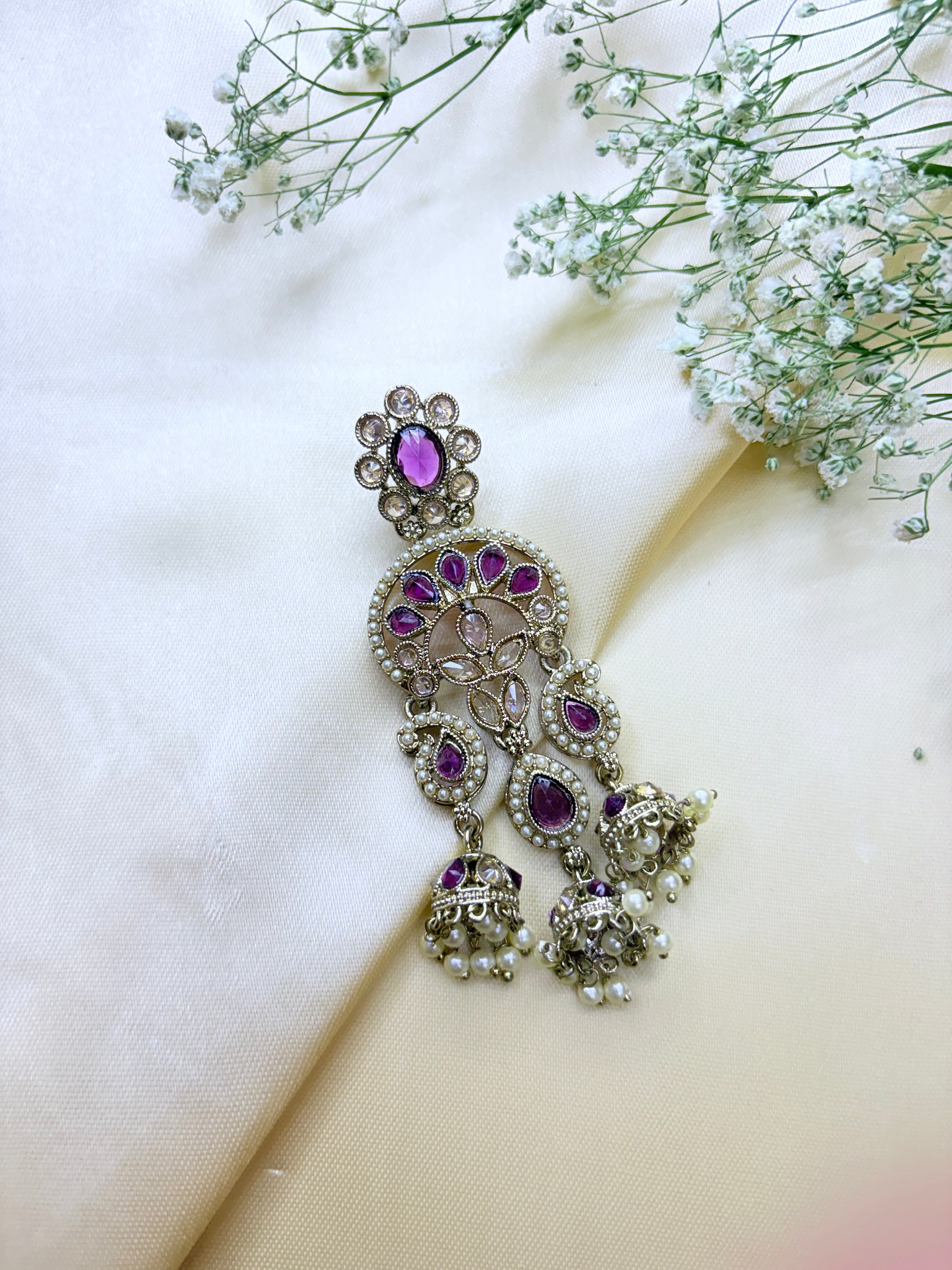 Polki Pearl Jhumka Collection Bloom