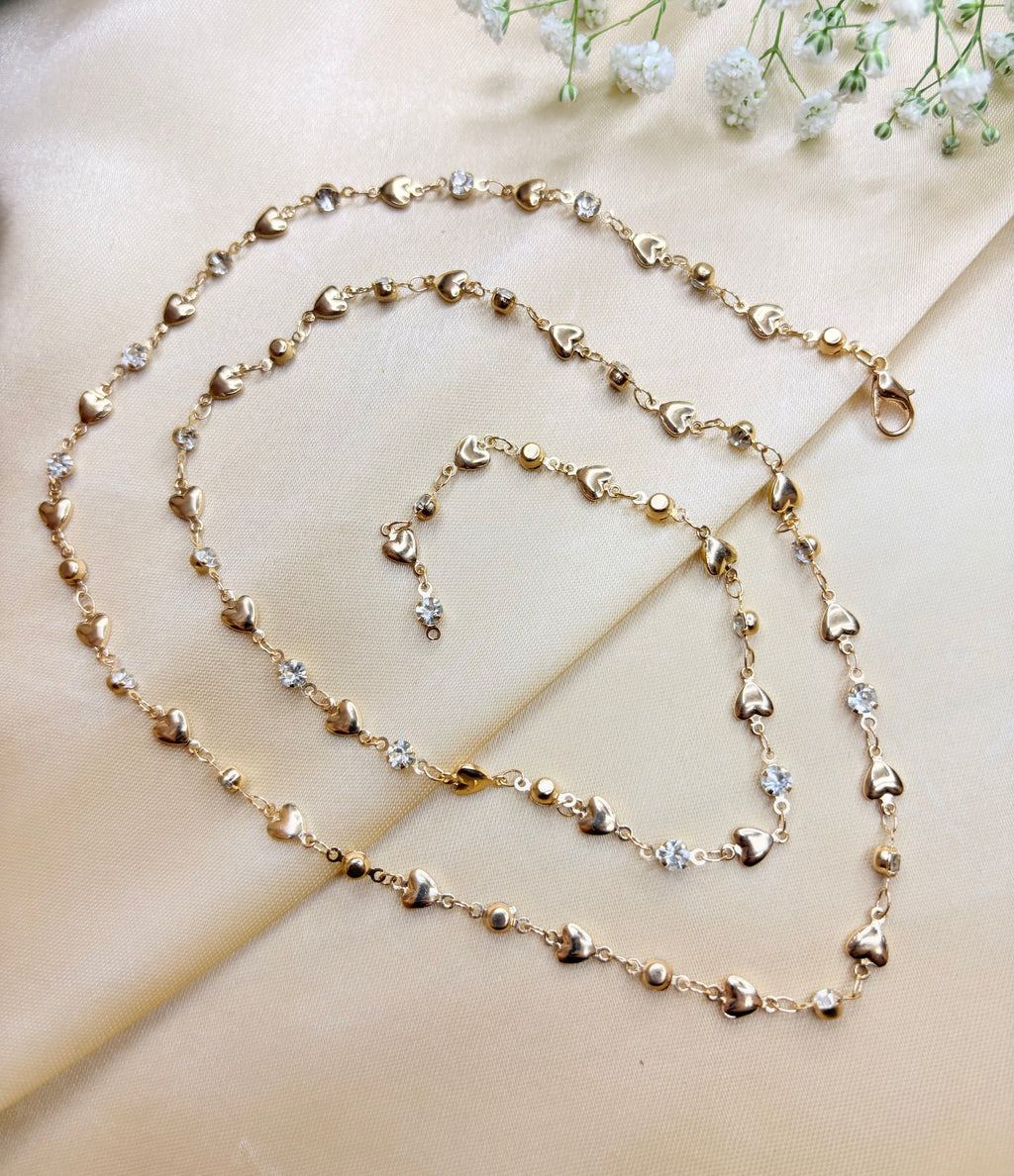 Versatile Styling Heart  Necklace