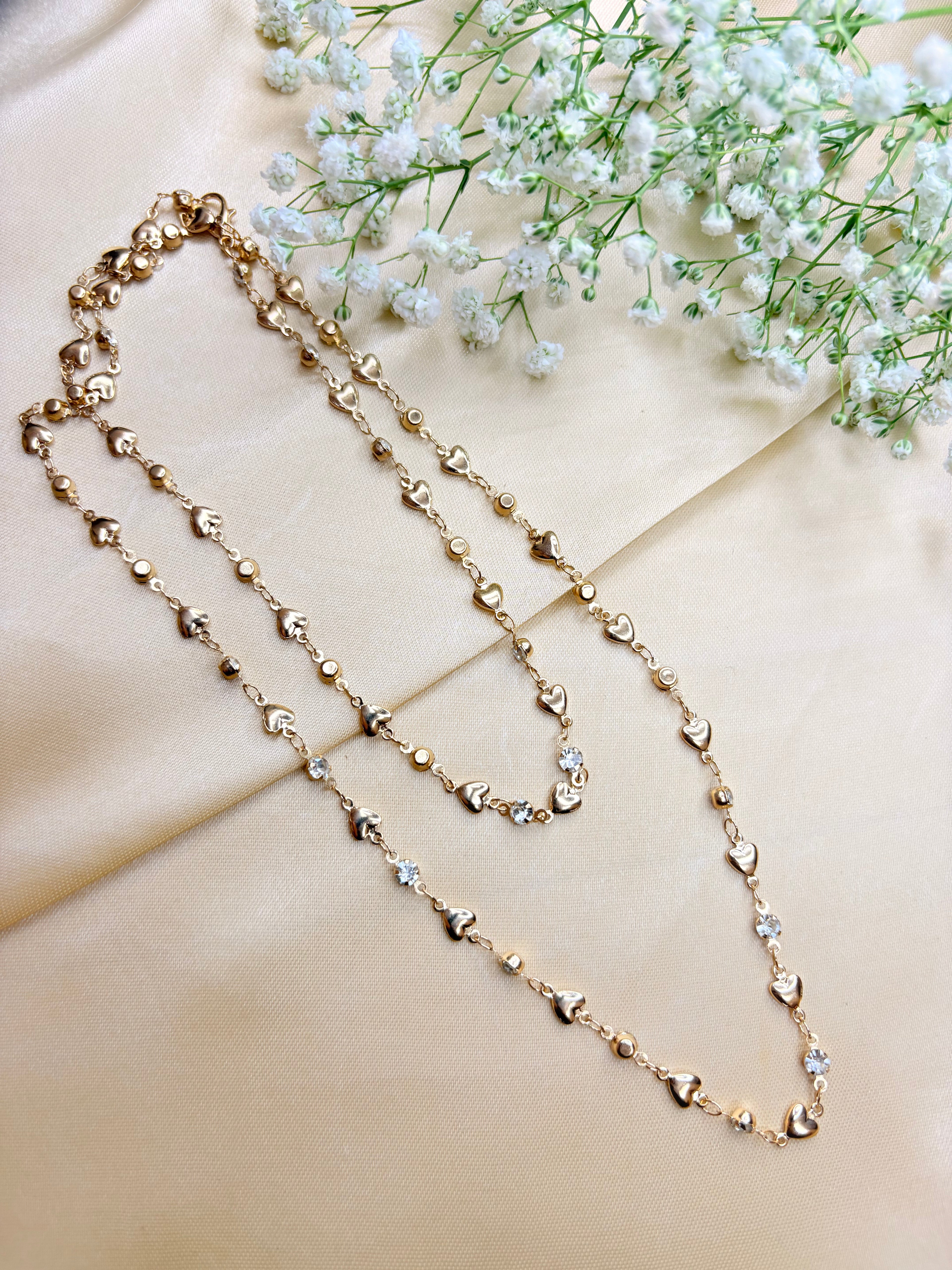 Versatile Styling Heart  Necklace