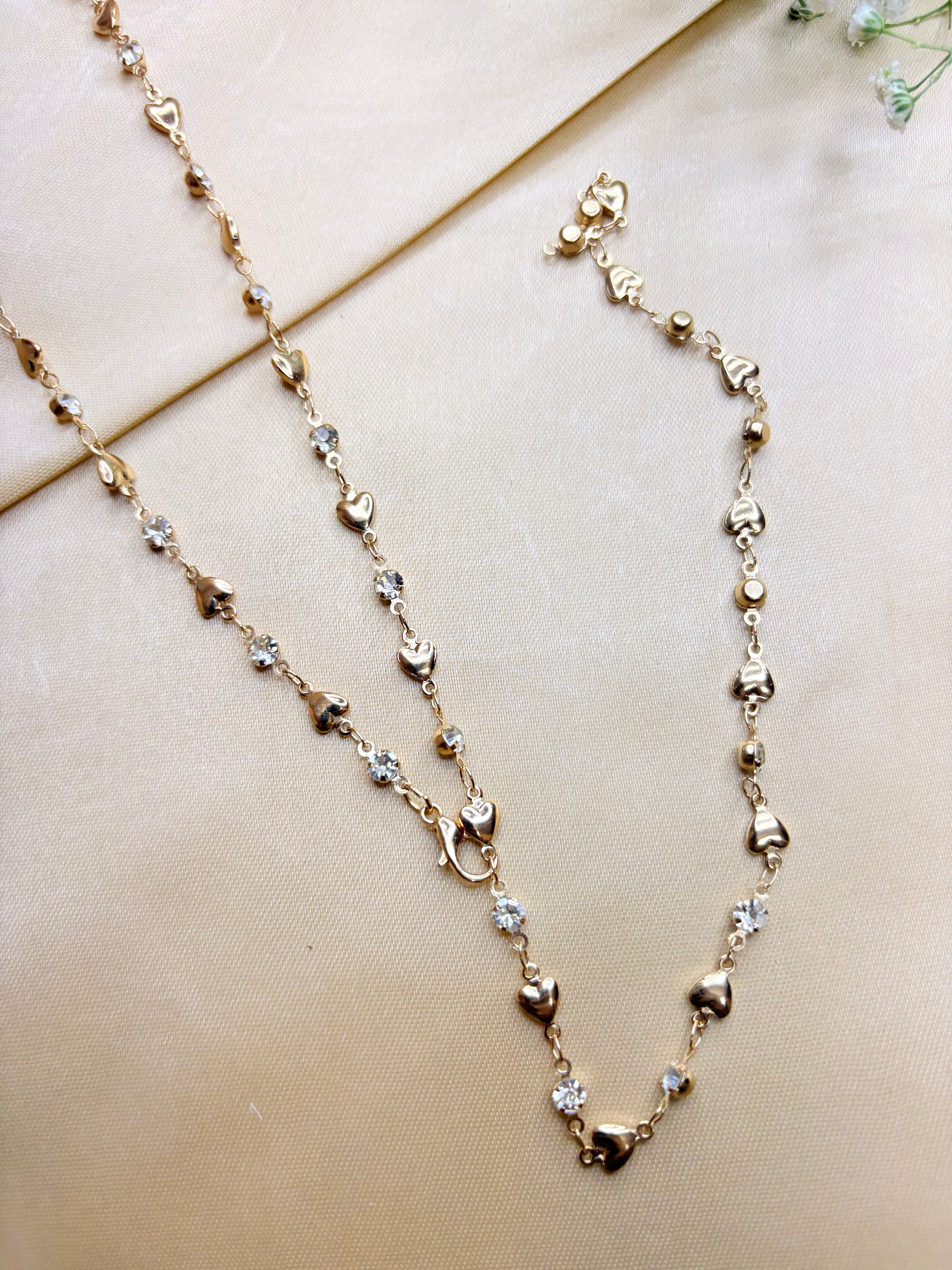 Versatile Styling Heart  Necklace