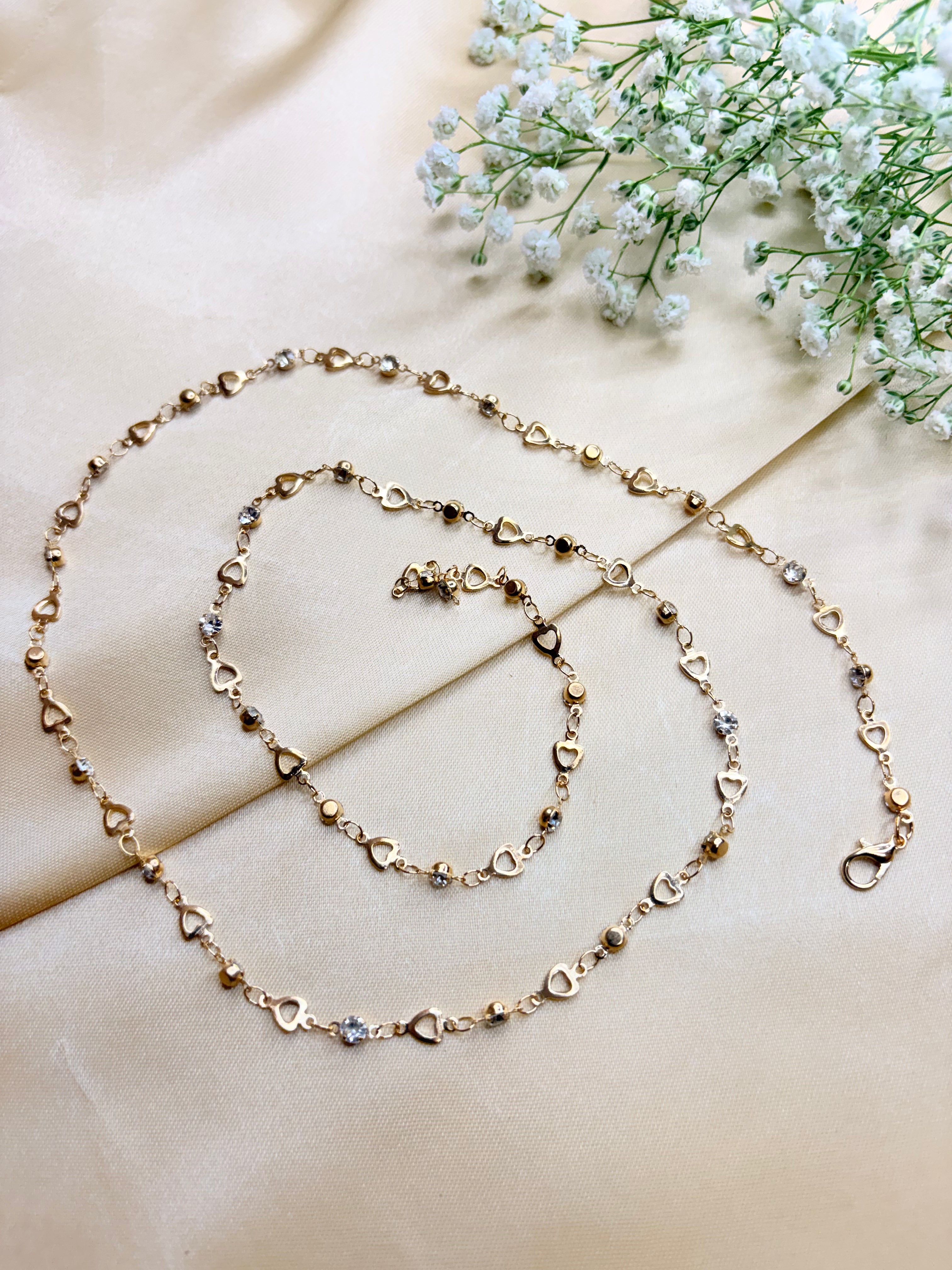 Versatile Styling Heart  Necklace