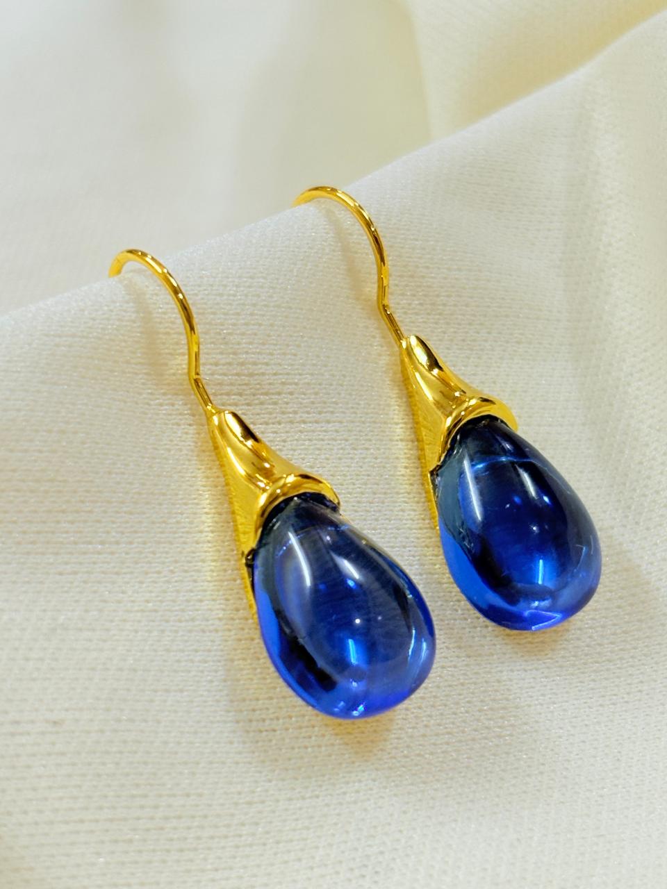 Sapphire Drops Earrings - Bloom