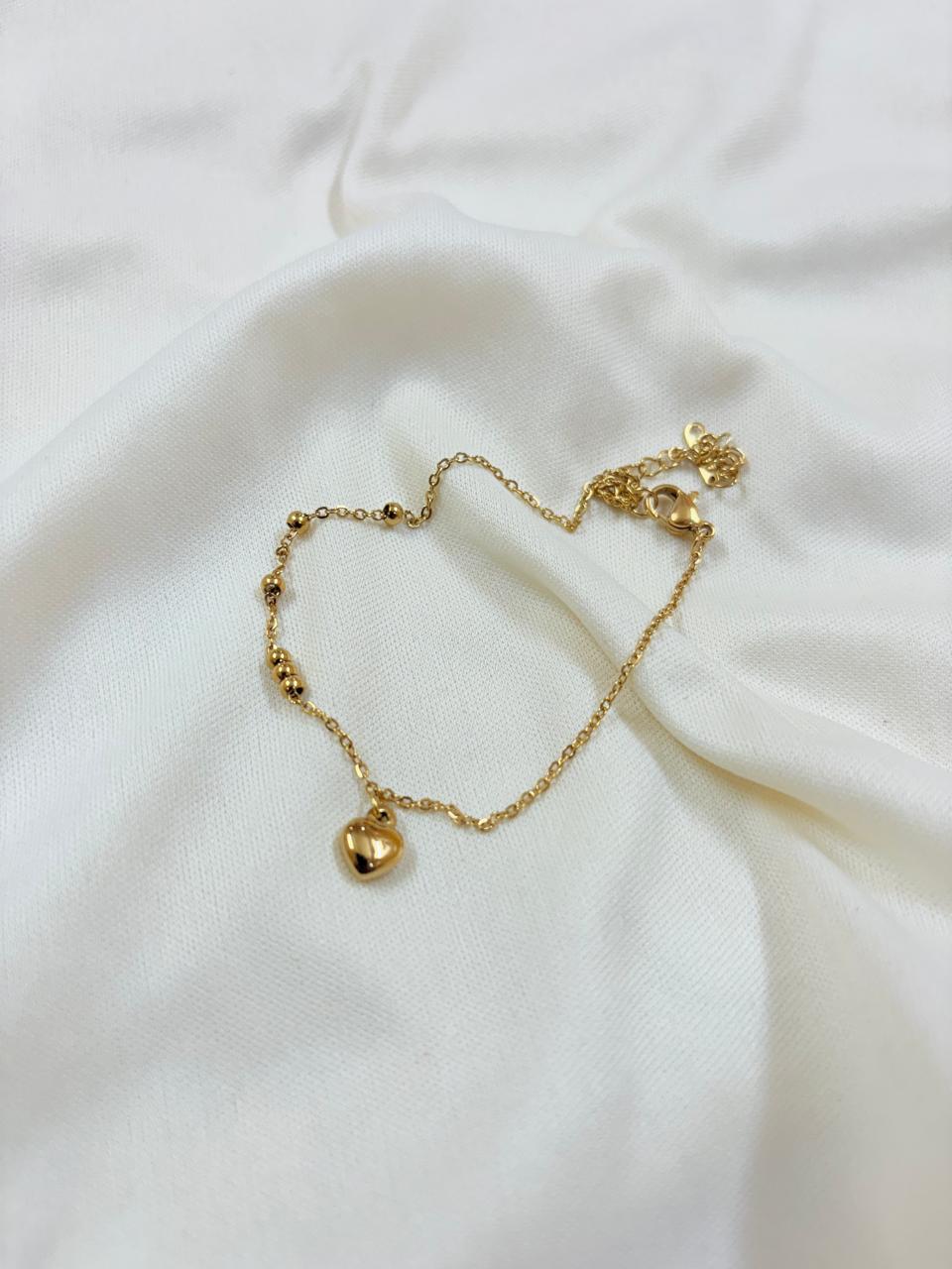 Golden Heartbeat Bracelet - Bloom