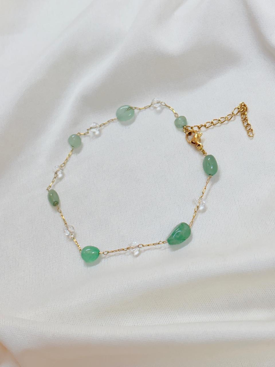 Jade Dew Drop Bracelet - Bloom