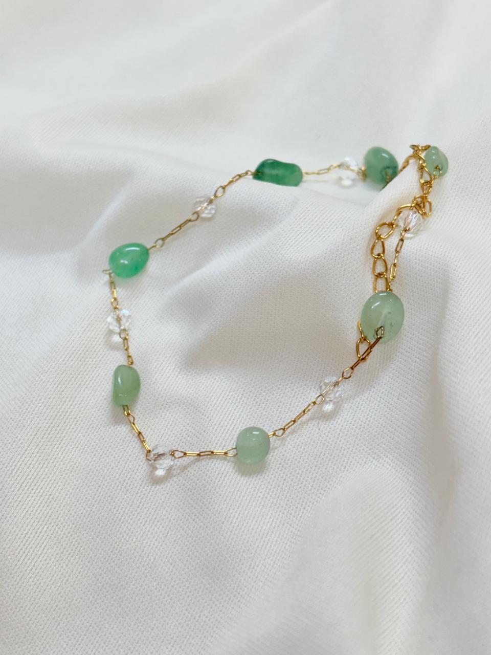 Jade Dew Drop Bracelet - Bloom