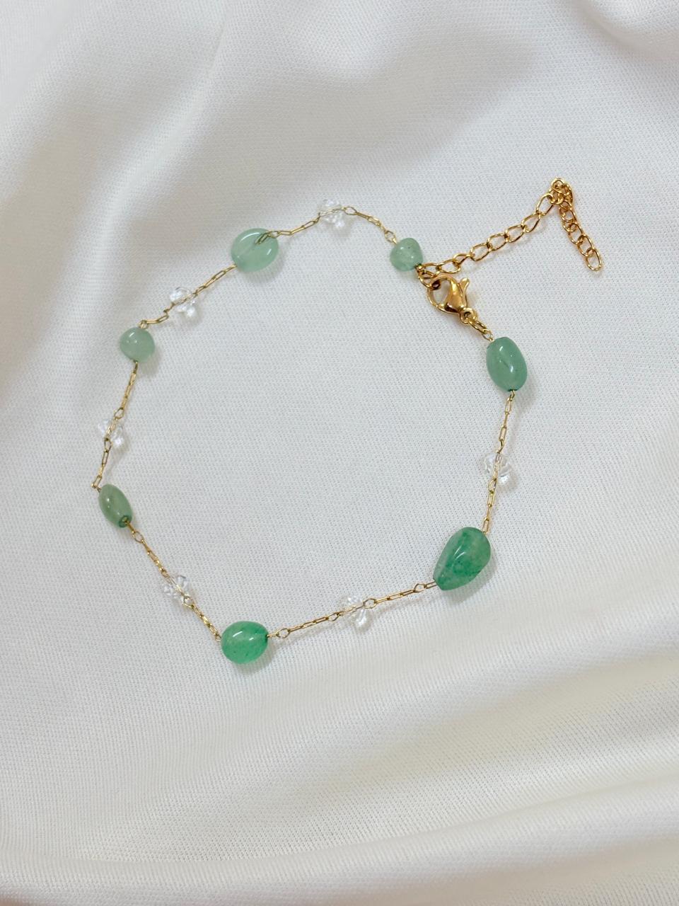 Jade Dew Drop Bracelet - Bloom