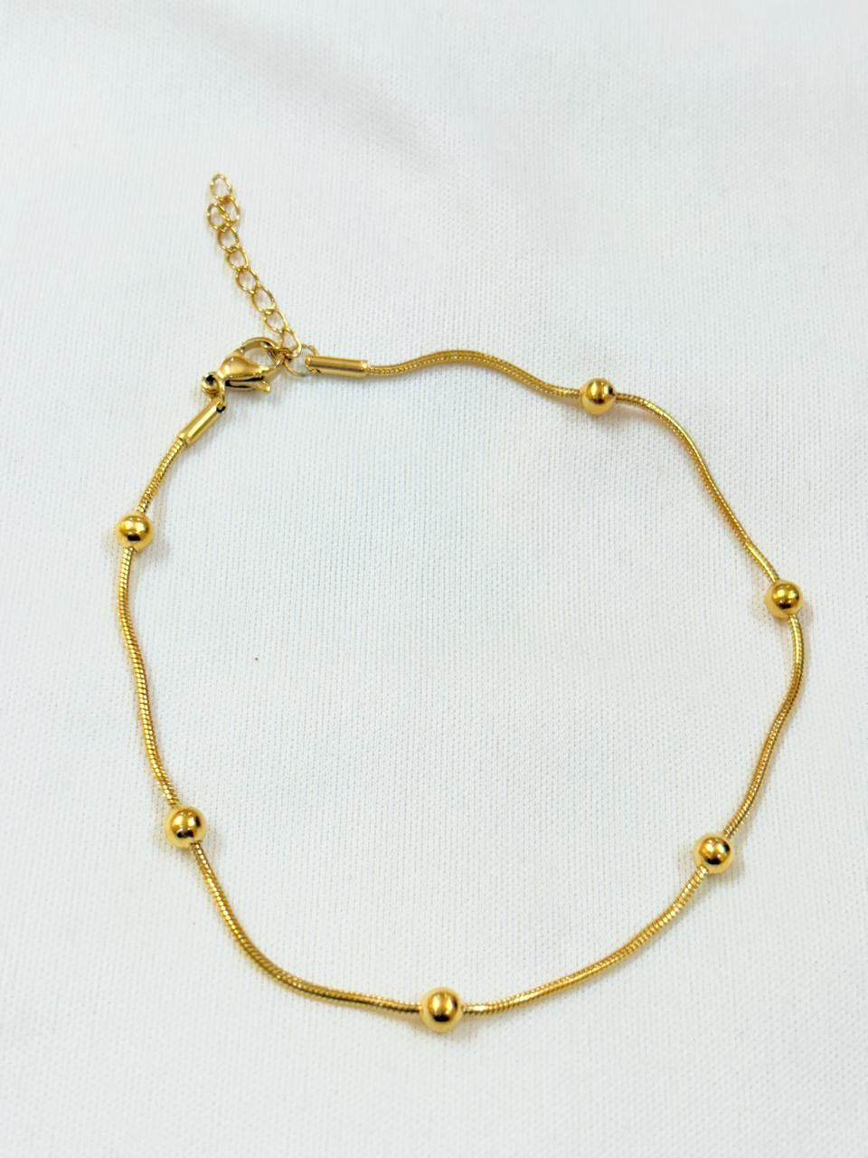 Gold Ball Link Bracelet - Bloom