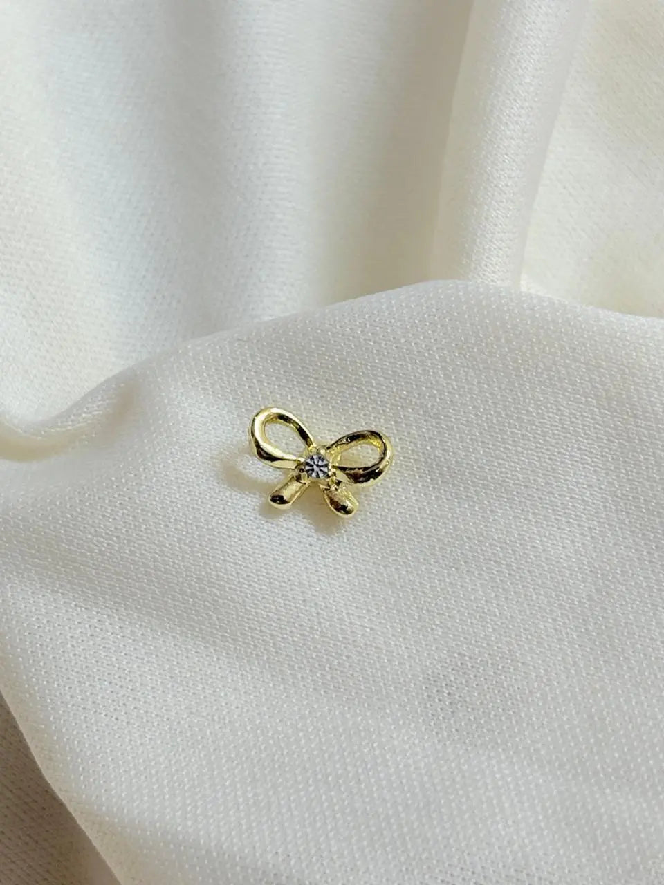 Mini Bow Ear Studs - Bloom
