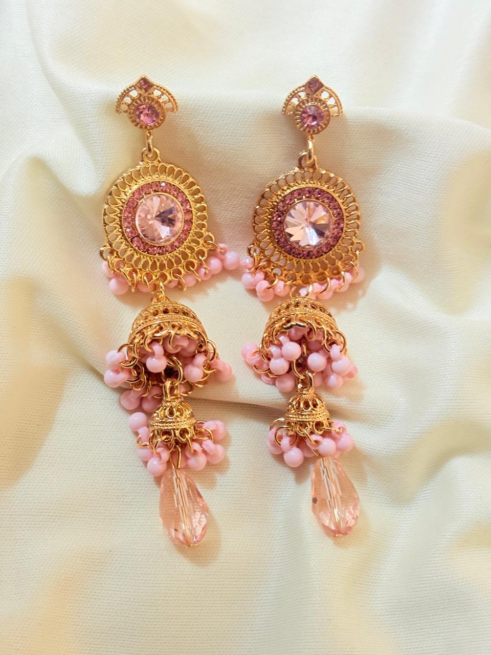 Chaar Rang Charm Earrings - Bloom