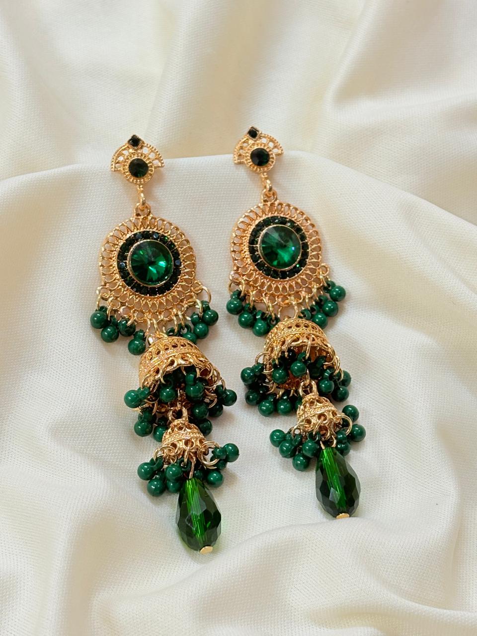 Chaar Rang Charm Earrings - Bloom