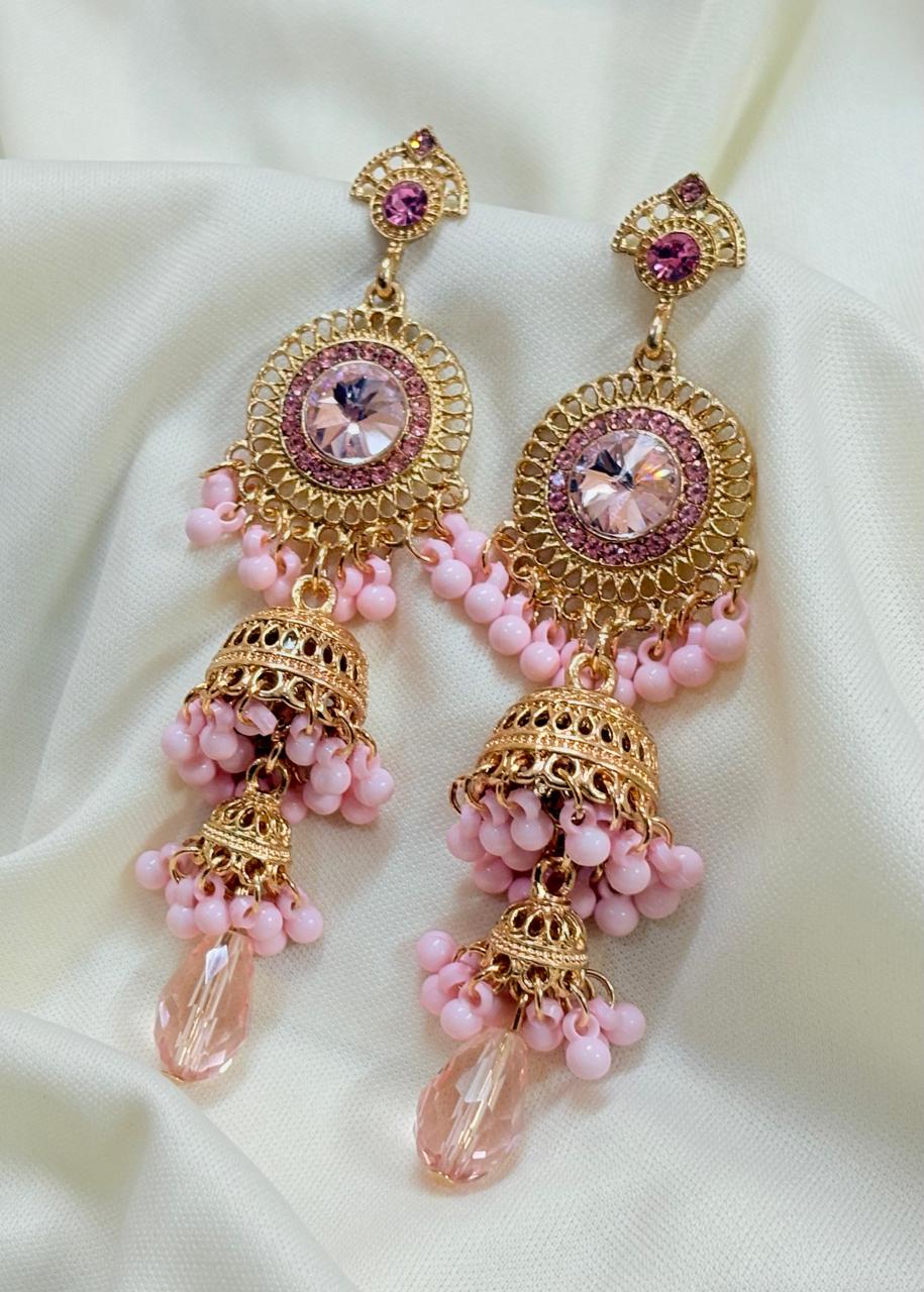 Chaar Rang Charm Earrings - Bloom