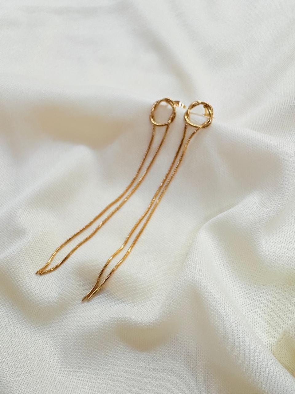 Threaded Loop Earrings - Bloom