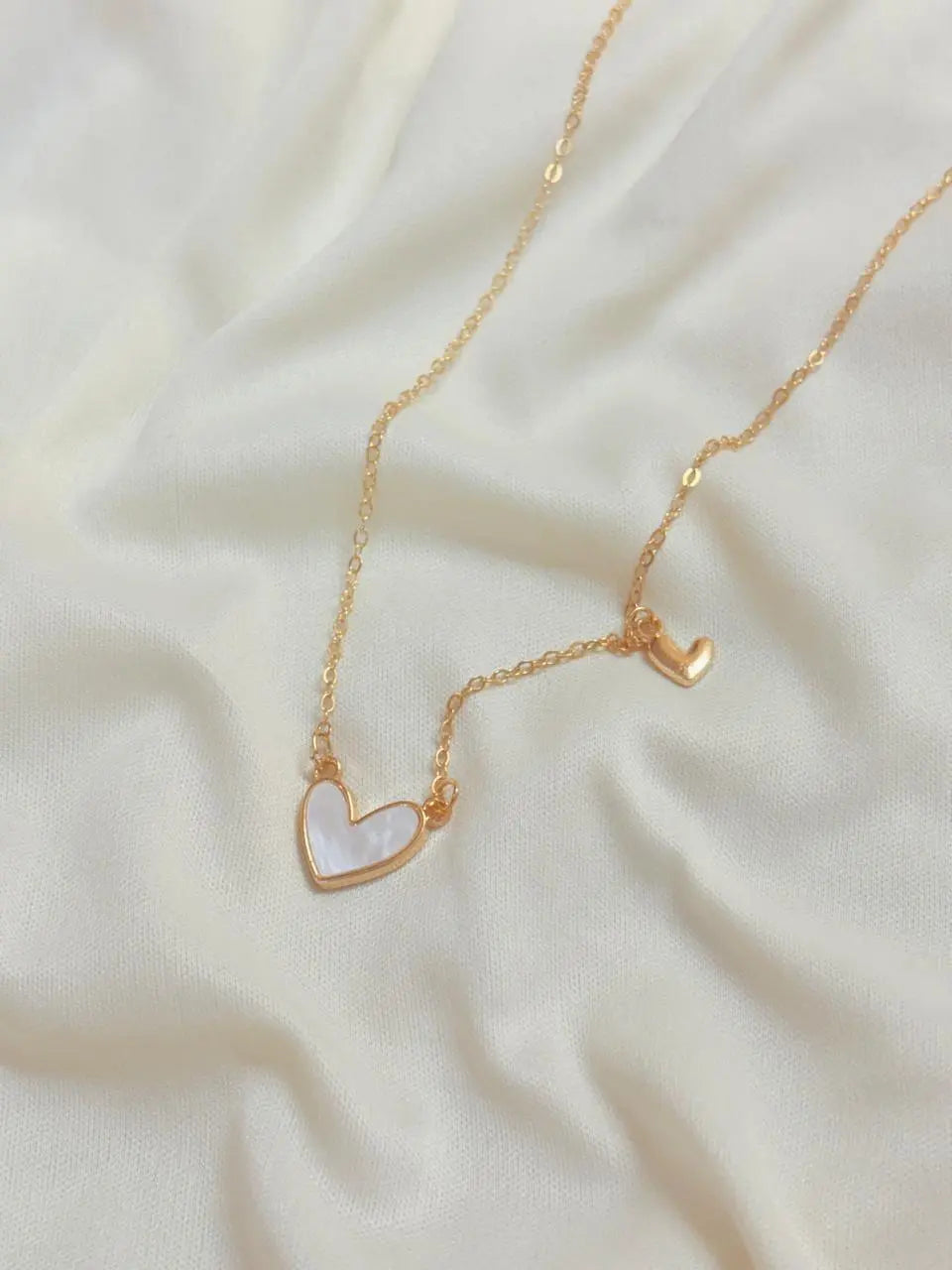 Twin Hearts Necklace - Bloom