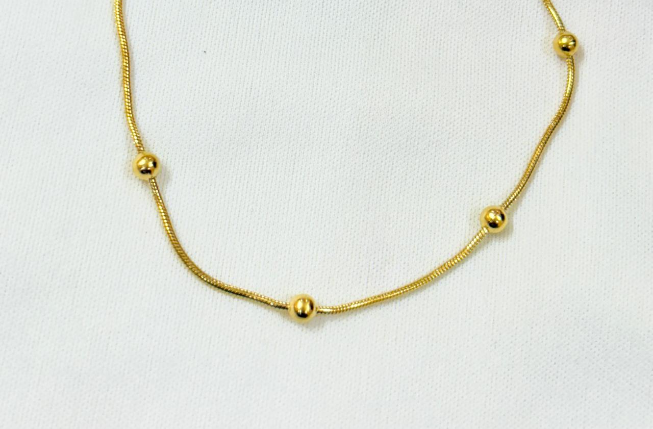 Gold Ball Link Bracelet - Bloom